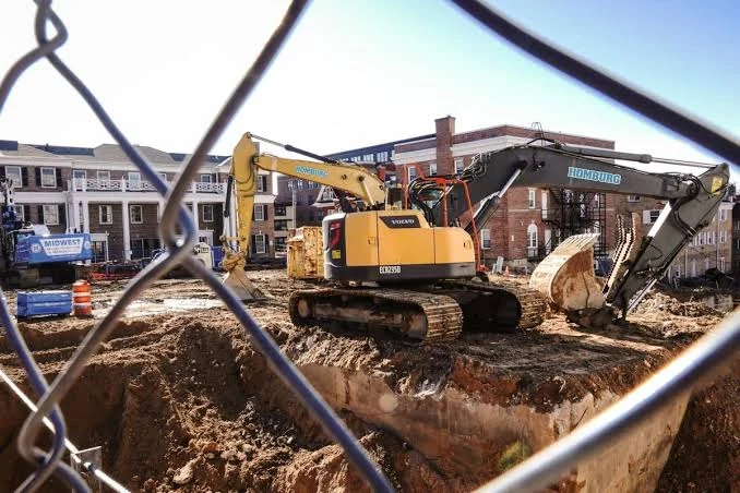 Breaking ground, Site work